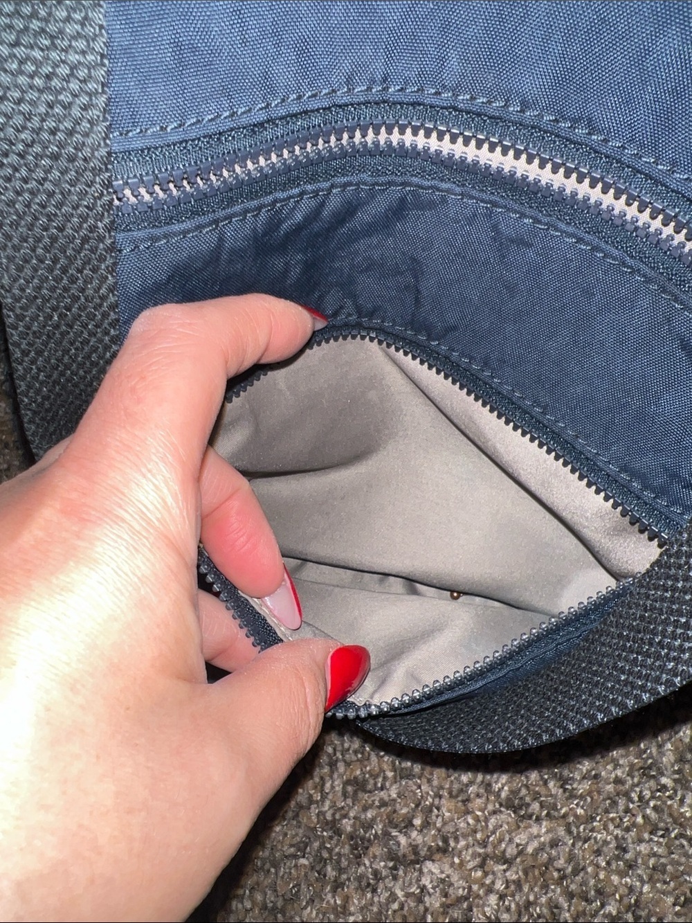 Kipling Black Lightweight Crossbody Bag with Front Zips - Picture 5 of 11